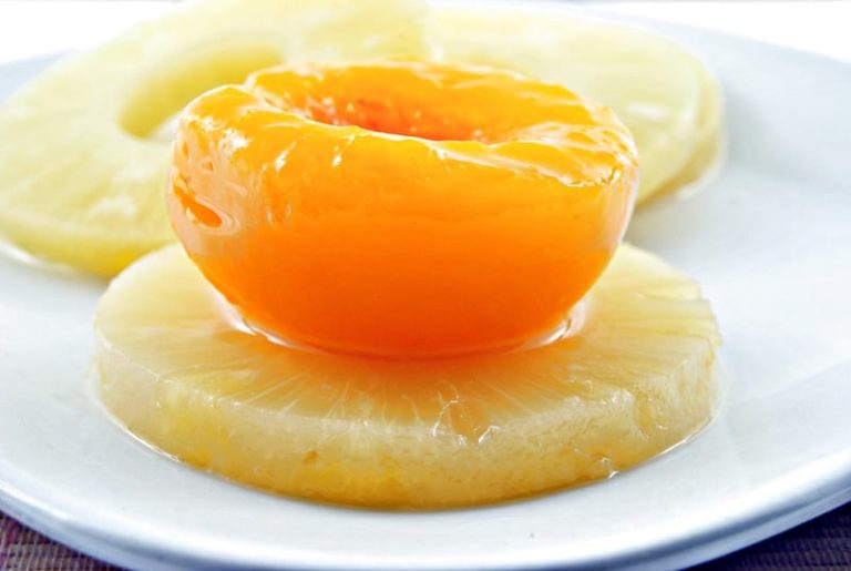 Postre pijama con melocotones frescos paso a paso