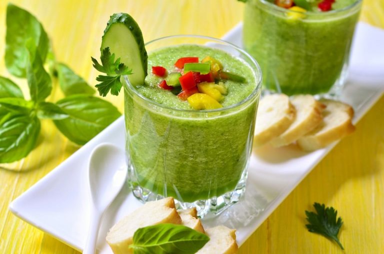 Cómo hacer crema de pepino y menta, receta fácil paso a paso